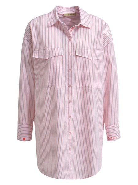 Smith & Soul Koszula w kolorze jasnoróżowym rozmiar: XL. Różowe koszule Smith & Soul, xl, bez wzorów, z bawełny, bez kołnierzyka, bez ramiączek. Za 173,99 zł.