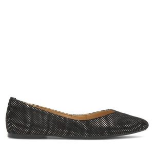 Baleriny Lasocki. Czarne balerinki Lasocki, bez wzorów, bez obcasa, bez zapięcia. Za 149,99 zł.