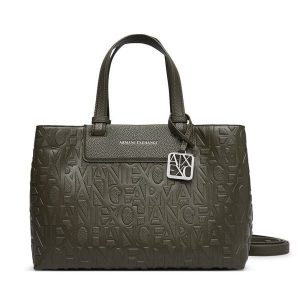 Torebka Armani Exchange. Zielone torebki klasyczne Armani Exchange, bez wzorów, bez dodatków. Za 669,99 zł.