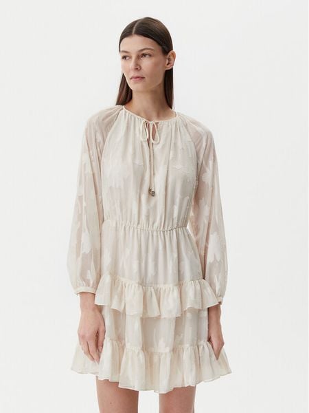 Liu Jo Sukienka letnia WA5321 T4304 Écru Regular Fit. Sukienki Liu Jo, na lato, bez wzorów, z syntetyku, bez kołnierzyka, bez ramiączek. Za 699,99 zł.