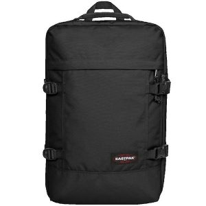 Plecak Eastpak Travelpack 42L czarny, 51x33x23 cm, wegański. Czarne plecaki Eastpak. Za 219,99 zł.