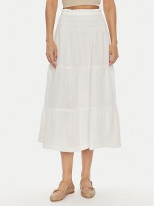 Gap Spódnica trapezowa 665930-03 Écru Regular Fit. Spódnice GAP, l, bez wzorów, z bawełny. Za 319,99 zł.