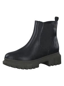 S.Oliver Botki w kolorze czarno-oliwkowym rozmiar: 39. Brązowe botki s.Oliver, bez wzorów, bez obcasa, bez zapięcia. Za 182,95 zł.