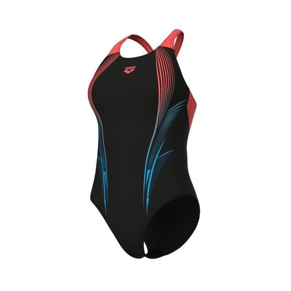 Damski kostium kąpielowy 1-częściowy Arena Blast V Back. Czarne stroje jednoczęściowe Arena, bez wzorów. Za 249,00 zł.