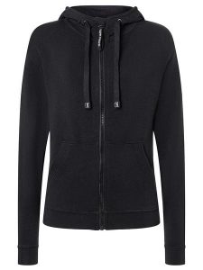 Super.natural Bluza "Solution" w kolorze czarnym rozmiar: L. Czarne bluzy super.natural, l, bez wzorów, z wełny, bez kaptura. Za 382,99 zł.