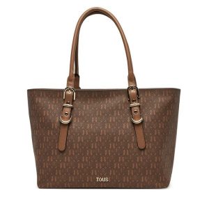 Torebka TOUS. Brązowe shopper bag Tous, bez wzorów, bez dodatków. Za 769,99 zł.