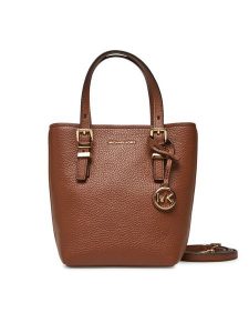 MICHAEL Michael Kors Torebka Quinn 32S5GQNC0L Brązowy. Brązowe torebki klasyczne MICHAEL Michael Kors, bez wzorów, ze skóry, bez dodatków. Za 619,99 zł.