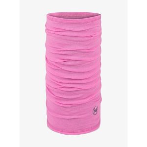Chusta wielofunkcyjna Buff Lightweight Merino Wool - solid fluor fuchsia. Czerwone apaszki i chusty Buff, bez wzorów. Za 120,99 zł.