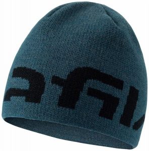 Czapka Rafiki Rocky. Niebieskie czapki RAFIKI, bez wzorów, dziergany, klasyczne. Za 78,30 zł.