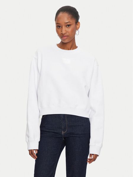 REPLAY Bluza W3104D.000.23040P Biały Regular Fit. Białe bluzy Replay, m, bez wzorów, z bawełny, bez kaptura. Za 259,99 zł.