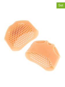 InnovaGoods Poduszeczki (2 szt.) pod śródstopie "SilStep" - dł. 7,5 x 6 cm rozmiar: onesize. Brązowe kapcie InnovaGoods, bez wzorów, z materiału. Za 21,99 zł.