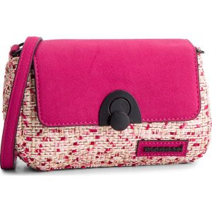 Torebka MONNARI - BAG3240-004 Pink. Czerwone torebki klasyczne marki Monnari, z materiału. W wyprzedaży za 119,00 zł.