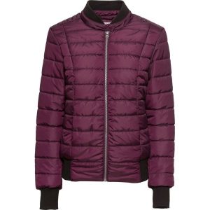 Kurtka pikowana bonprix czarny bez. Fioletowe kurtki bonprix. Za 99,99 zł.