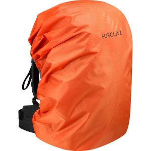 Pokrowiec przeciwdeszczowy na plecak - 40/60 l. Brązowe plecaki FORCLAZ. Za 34,99 zł.