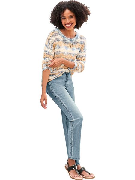 Heine Dżinsy - Regular fit - w kolorze błękitnym rozmiar: 46. Niebieskie jeansy Heine, bez wzorów. Za 108,74 zł.