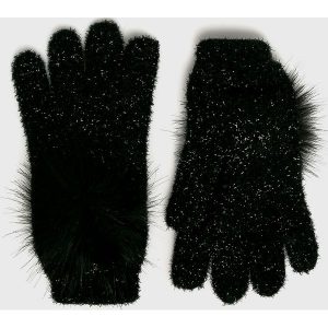Liu Jo - Rękawiczki. Czerwone rękawiczki marki Liu Jo, z dzianiny. Za 219,90 zł.