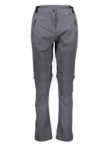 Regatta Spodnie trekkingowe Zipp-Off "Travel Light II Zip Off Packaway" w kolorze szarym rozmiar: 44. Szare spodnie dresowe Regatta, bez wzorów, z materiału. Za 141,52 zł.