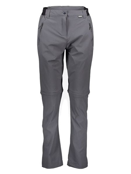 Regatta Spodnie trekkingowe Zipp-Off "Travel Light II Zip Off Packaway" w kolorze szarym rozmiar: 44. Szare spodnie dresowe Regatta, bez wzorów, z materiału, outdoorowe. Za 141,52 zł.