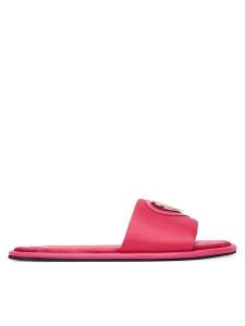 LOVE MOSCHINO Klapki JA28232G0OJO0604 Różowy. Czerwone klapki LOVE MOSCHINO, bez wzorów, z materiału, bez obcasa. Za 457,99 zł.