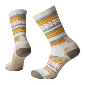 Skarpety trekkingowe damskie Smartwool Hike Light Cushion Margarita Crew. Żółte skarpetki Smartwool, bez wzorów. Za 129,99 zł.