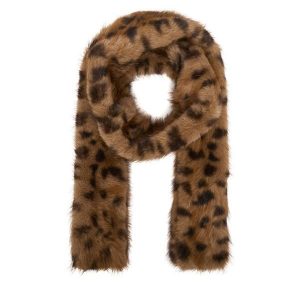 Szalik Guess. Brązowe szaliki Guess, z aplikacjami. Za 344,99 zł.