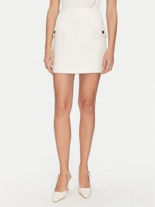 Bruuns Bazaar Spódnica ołówkowa Platanus BBW4581 Biały Slim Fit. Białe spódnice Bruuns Bazaar, bez wzorów, z syntetyku. Za 319,99 zł.
