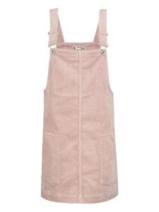 Eight2Nine Sukienka-ogrodniczka w kolorze jasnoróżowym rozmiar: S. Różowe sukienki Eight2Nine, na co dzień, s, bez wzorów, ze sztruksu, bez kołnierzyka, bez ramiączek, mini, proste. Za 87,81 zł.