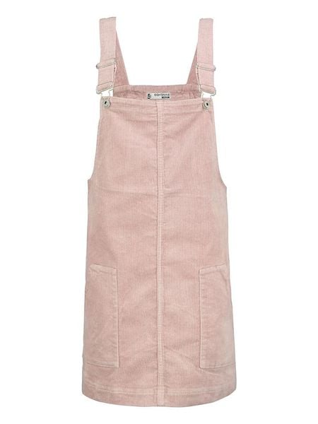 Eight2Nine Sukienka-ogrodniczka w kolorze jasnoróżowym rozmiar: S. Różowe sukienki Eight2Nine, na co dzień, s, bez wzorów, ze sztruksu, bez kołnierzyka, bez ramiączek, mini, proste. Za 92,42 zł.
