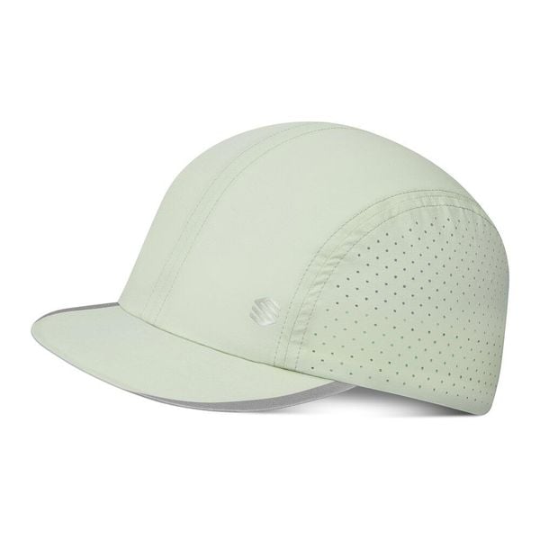 Pięciopanelowa sportowa czapka z daszkiem Fitness Siroko Pylo Green. Zielone czapki SIROKO, bez wzorów, z materiału, sportowe. Za 127,00 zł.