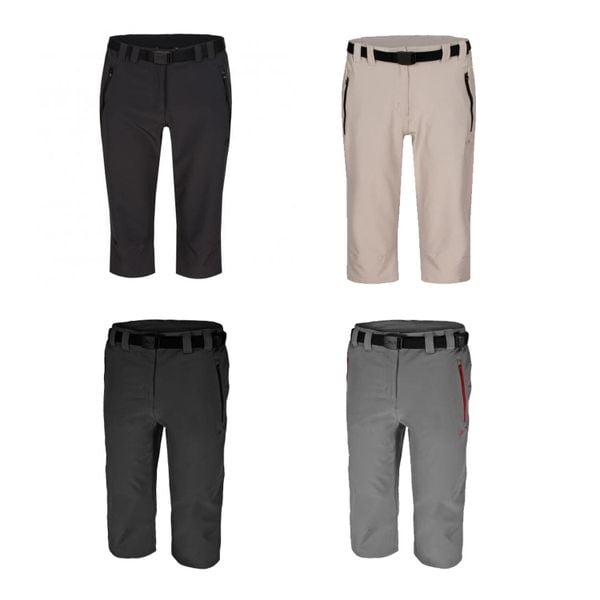 Spodnie damskie CMP Capri. Brązowe szorty CMP, bez wzorów, sportowe. Za 163,00 zł.