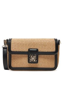 Nine West Torebka LILLA4 Beżowy. Brązowe listonoszki Nine West, bez wzorów, z materiału, bez dodatków. Za 189,99 zł.