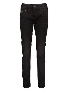 Herrlicher Dżinsy - Slim fit - w kolorze czarnym rozmiar: W26/L32. Czarne jeansy Herrlicher, z aplikacjami, ze skóry. Za 100,99 zł.