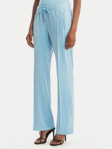 Juicy Couture Spodnie dresowe Tina JCWBJ126327 Błękitny Straight Leg. Niebieskie spodnie dresowe Juicy Couture, l, bez wzorów, z dresówki. Za 399,99 zł.