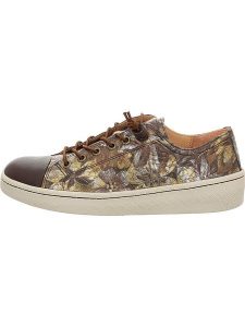 Think! Skórzane sneakersy w kolorze brązowym rozmiar: 38,5. Brązowe trampki Think, bez wzorów, bez zapięcia. Za 303,06 zł.