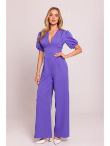 Made of emotion Kombinezon w kolorze fioletowym rozmiar: XL. Różowe kombinezony Made Of Emotion, xl, bez wzorów, bez kołnierzyka, bez ramiączek. Za 244,95 zł.