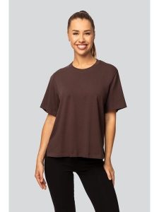 Spaio Koszulka "Urban" w kolorze brązowym rozmiar: L. Brązowe bluzki Spaio, l, bez wzorów, z bawełny, bez kołnierzyka, bez ramiączek. Za 82,99 zł.