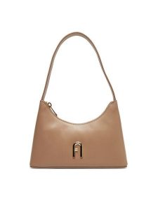 Furla Torebka Diamante Mini WB00863 AX0733 BG 1257S Brązowy. Brązowe torebki klasyczne Furla, bez wzorów, ze skóry, bez dodatków. Za 689,99 zł.