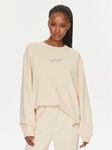 Hugo Bluza Classic 50508558 Beżowy Relaxed Fit. Brązowe bluzy Hugo, xl, bez wzorów, z bawełny, bez kaptura. Za 319,99 zł.