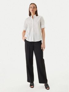 HUGO Koszula 50540156 Biały Regular Fit. Białe koszule Hugo, bez wzorów, z bawełny, bez kołnierzyka, bez ramiączek. Za 379,99 zł.