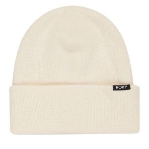 Czapka Roxy. Białe czapki Roxy, bez wzorów. Za 59,99 zł.