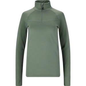 Damska koszulka termoaktywna z długim rękawem Whistler Blume. Zielone koszule nocne WHISTLER, bez wzorów, bez ramiączek. Za 216,00 zł.