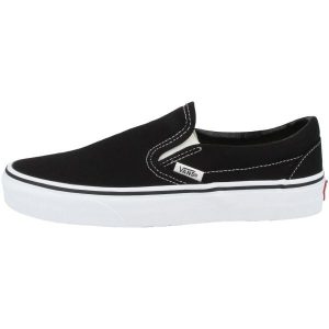 Buty VANS CLASSIC SLIP-ON Czarny. Czarne trampki Vans, bez wzorów, z tkaniny, bez zapięcia. Za 311,99 zł.
