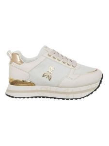 Patrizia Pepe Sneakersy w kolorze kremowym rozmiar: 40. Brązowe trampki Patrizia Pepe, bez wzorów, bez zapięcia. Za 465,95 zł.