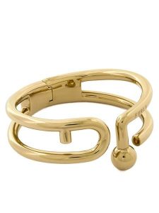 Furla Bransoletka Mianuvola Bangle Band WJ00266-MT0000-ORO000-1-007-20-CN-L Złoty. Żółte bransoletki Furla, metalowe. Za 369,99 zł.