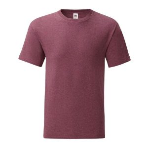 Koszulka Unisex Dla Dorosłych Iconic Heather. Brązowe bluzki FRUIT OF THE LOOM, xl, bez wzorów, sportowe, bez kołnierzyka, bez ramiączek. Za 40,99 zł.