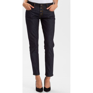 Dżinsy "Gwen" - Loose fit - w kolorze granatowym. Niebieskie jeansy marki Cross Jeans, z aplikacjami, z denimu. W wyprzedaży za 113,95 zł.