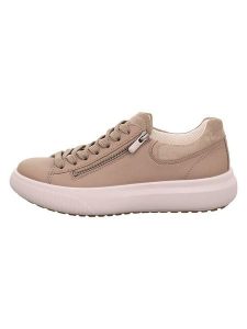 Legero Skórzane sneakersy "Jump" w kolorze beżowym rozmiar: 37,5. Brązowe trampki Legero, bez wzorów, bez zapięcia. Za 239,95 zł.