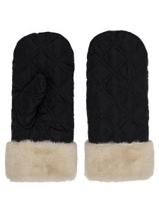 ONLY Rękawiczki w kolorze czarnym rozmiar: onesize. Brązowe rękawiczki ONLY, bez wzorów, z polaru. Za 77,46 zł.
