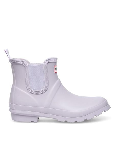 Hunter Kalosze HFW-001 Fioletowy. Fioletowe kalosze Hunter, bez wzorów, z kauczuku. Za 219,99 zł.