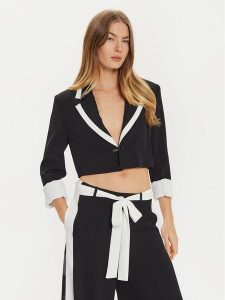 Imperial Marynarka JAQ7IJX Czarny Relaxed Fit. Czarne marynarki i żakiety Imperial, xl, bez wzorów, z syntetyku. Za 289,99 zł.